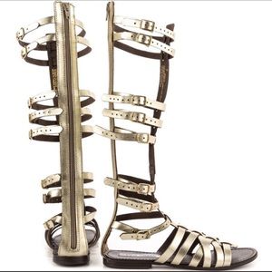 Steve Madden SPARTA Gold Gladiator Sandals in Size 7